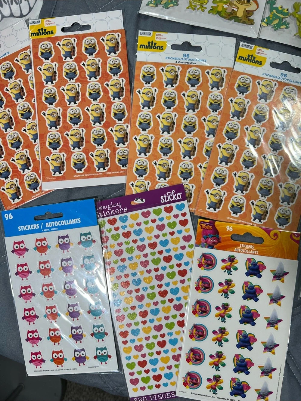 Sticker Grab Bag-Pack Of 14-Random Stationery Journal-1,000 Sticker Set